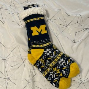 Michigan Slipper socks